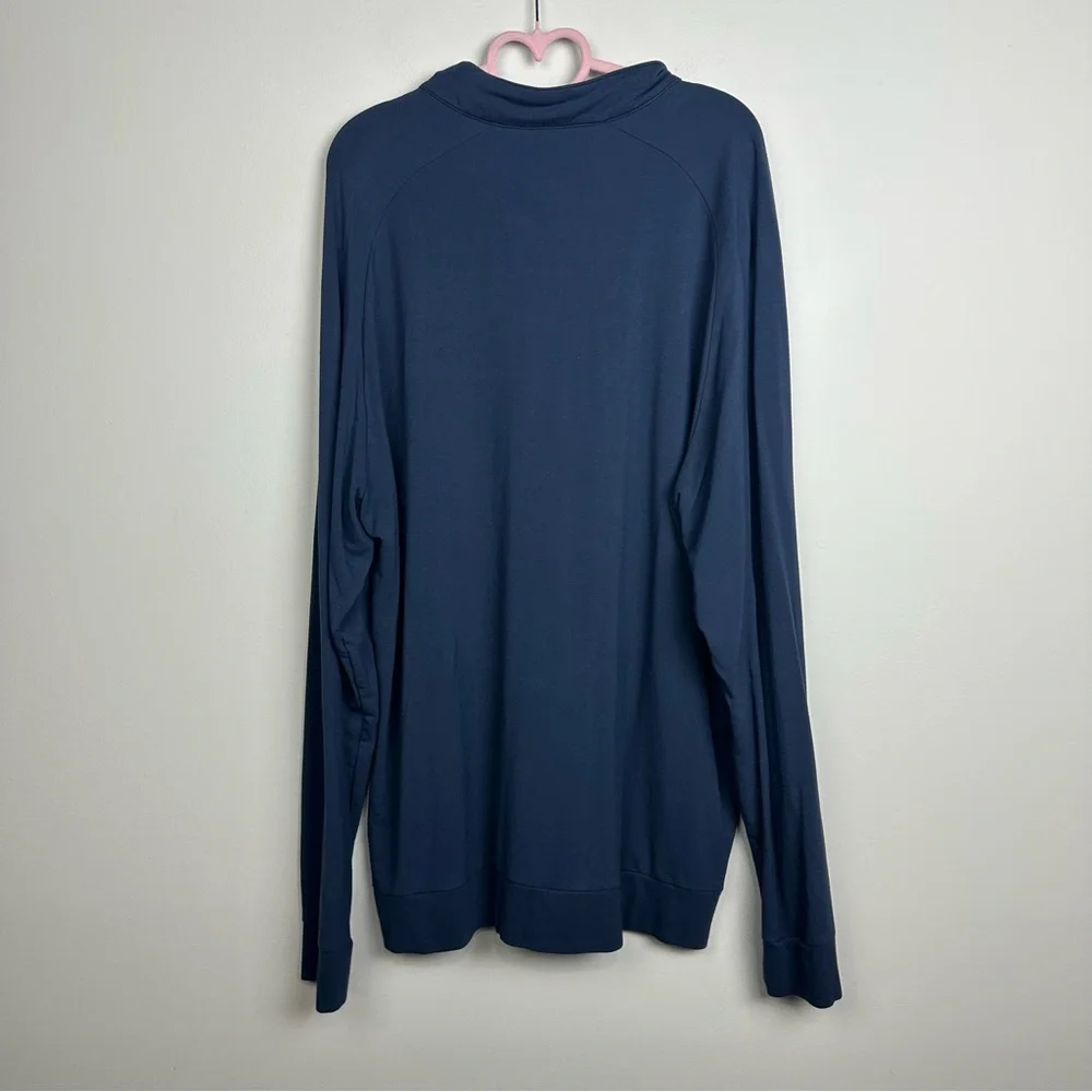 Travis Mathew Dark Blue Half Zip-Up Golf Sweater Size XXL
